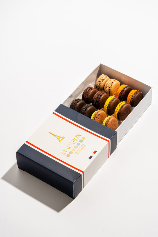 Chocolate Lover's Macaron Box - 24 Pack