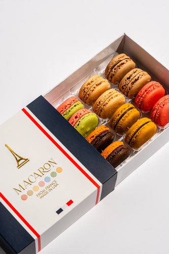 Assorted Signature Macaron Box - 12 Pack