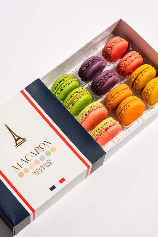 Fruit Favorites Macaron Box - 12 Pack