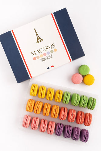 Fruit Favorites Macaron Box - 24 Pack