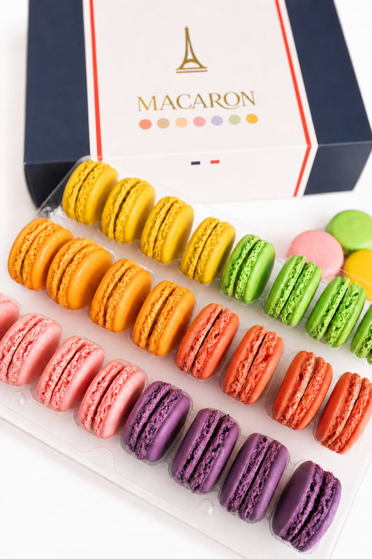 Fruit Favorites Macaron Box - 24 Pack