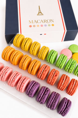 Fruit Favorites Macaron Box - 24 Pack