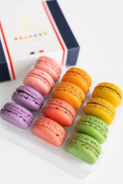 Fruit Favorites Macaron Box - 12 Pack