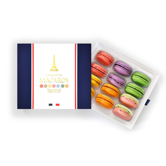 Fruit Favorites Macaron Box - 12 Pack