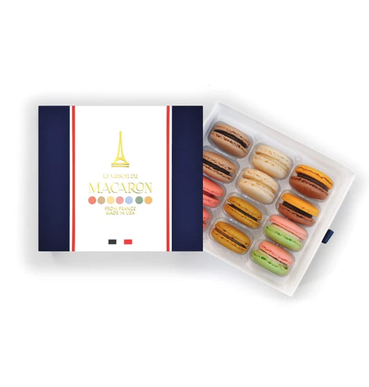 Assorted Signature Macaron Box - 12 Pack