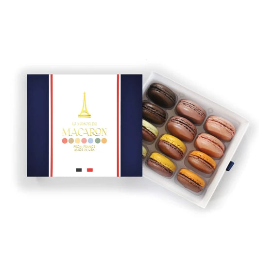 Chocolate Lover's Macaron Box - 12 Pack
