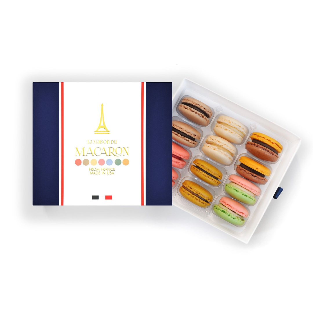 Assorted Signature Macaron Box - 12 Pack