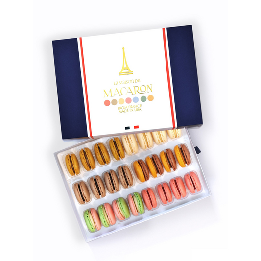 Assorted Signature Macaron Box - 24 Pack